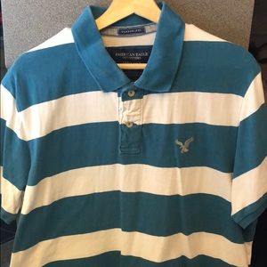 American Eagle polo shirt.